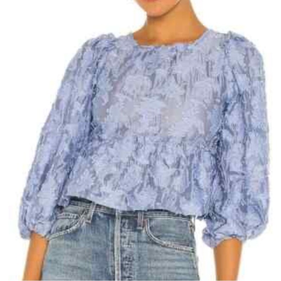 Free People Callie Top - Blue Sz XS - Picture 1 of 7